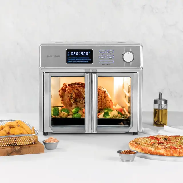 Kalorik MAXX 26 Quart French Door Digital Air Fryer, 10-in-1 - Photo 3