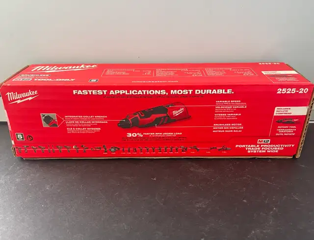 MILWAUKEE M12 ROTARY TOOL BRUSHLESS 2525-20 - Photo 2
