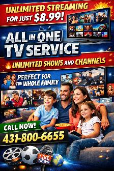 All-In-One TV Entertainment Service – Best Price