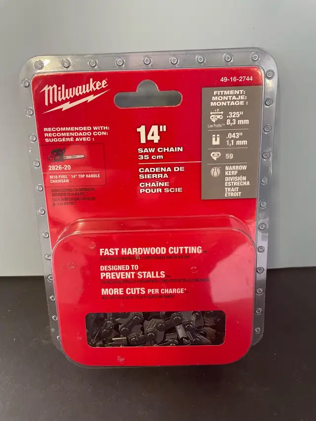MILWAUKEE 14" SAW CHAIN