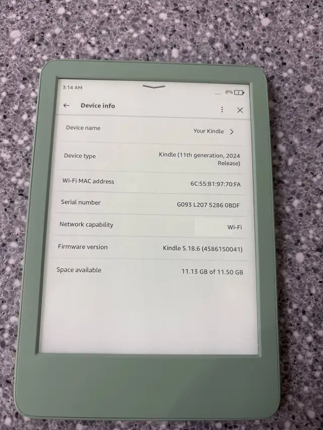 Kindle Paperwhite Gen 11 Basic 2024 E Reader - Photo 3