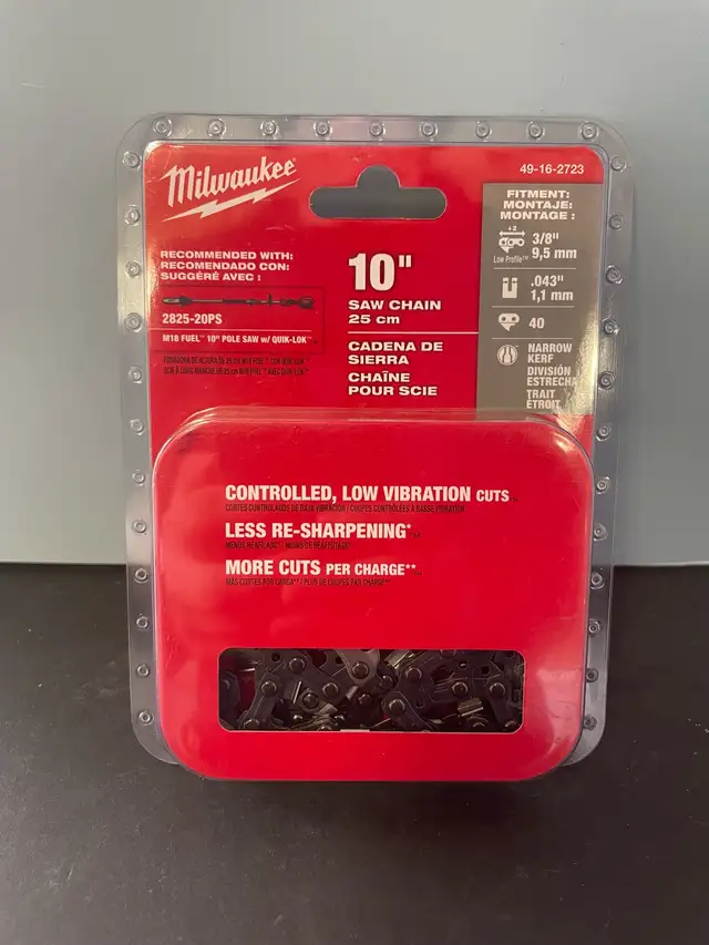 MILWAUKEE 10" SAW CHAIN