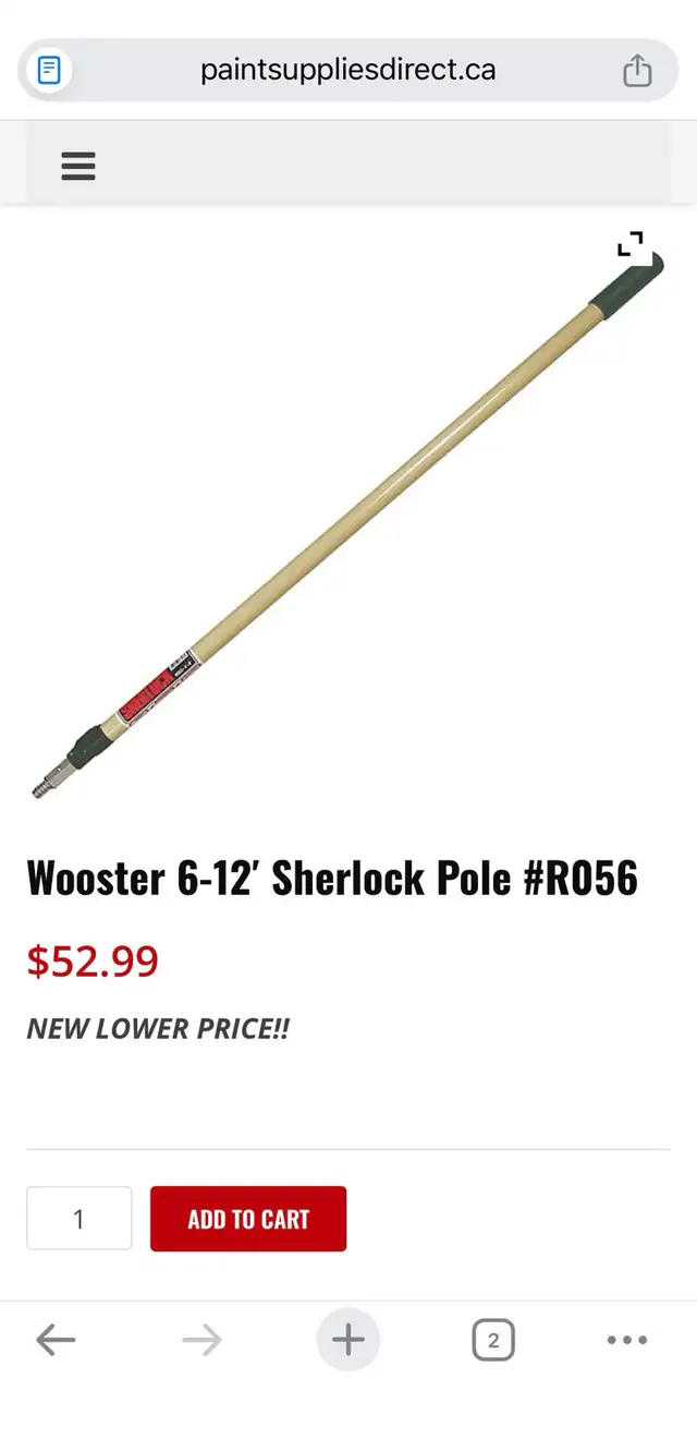 Adjustable Extension Pole – 6 ft to 12 ft Heavy Duty Pole - Photo 2