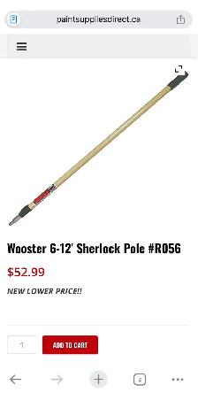 Adjustable Extension Pole – 6 ft to 12 ft Heavy Duty Pole - Photo 2