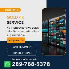 GOLD 4K STABLE TV CONNECTION!