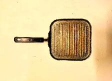10'' Square Iron Grill Pan With Handle - Photo 5