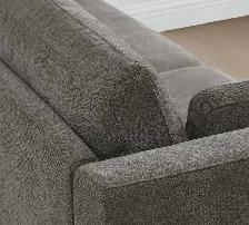 2-Piece Modular Armless Sofa – Linen-Style Upholstered Couch - Photo 2