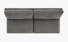 2-Piece Modular Armless Sofa – Linen-Style Upholstered Couch - Photo 7