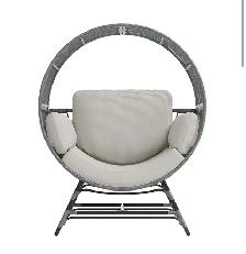 Bifanuo Round Wicker Outdoor Egg Chair - Photo 4