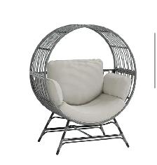 Bifanuo Round Wicker Outdoor Egg Chair - Photo 7