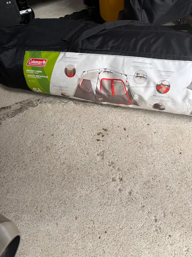 Camping gear package