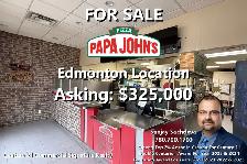 For Sale - Papa John's Pizza Location In Edmonton