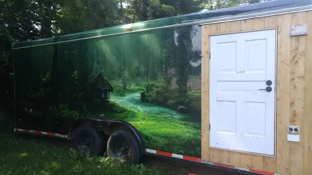 24' Tiny Home TRAILER OffGrid INSULATED Woodstove Propane Solar - Photo 2