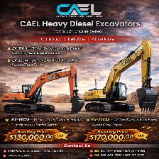 NEW CAEL Heavy Duty Excavators 15T & 22T Warranty certified C - Photo 5