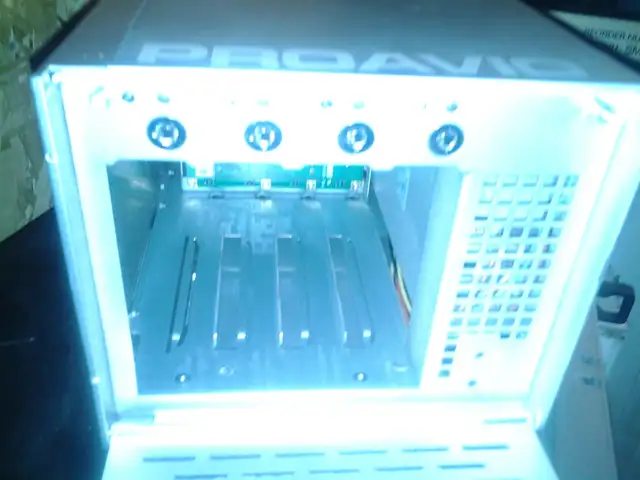 proavid 4 drive sata drive box with usb firewire 400 800 nas