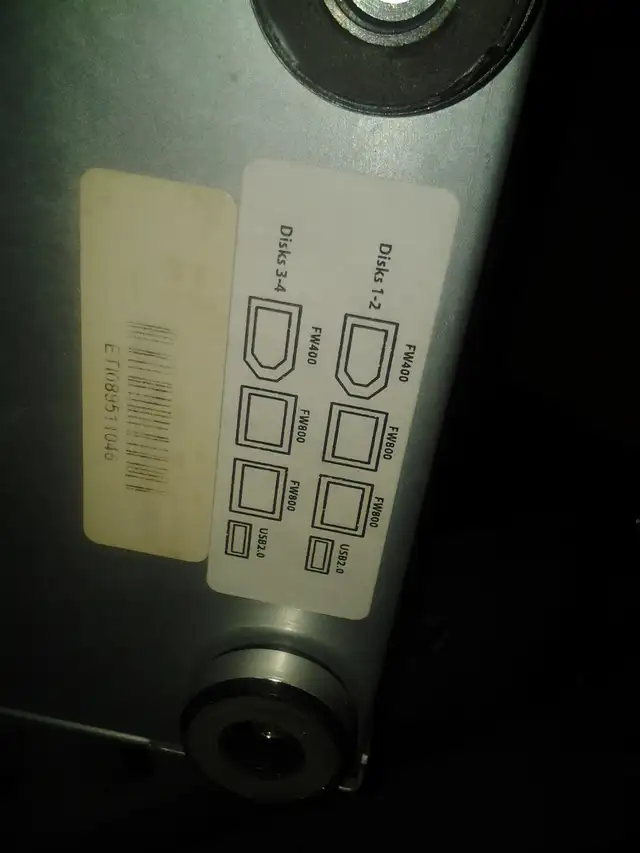 proavid 4 drive sata drive box with usb firewire 400 800 nas - Photo 4