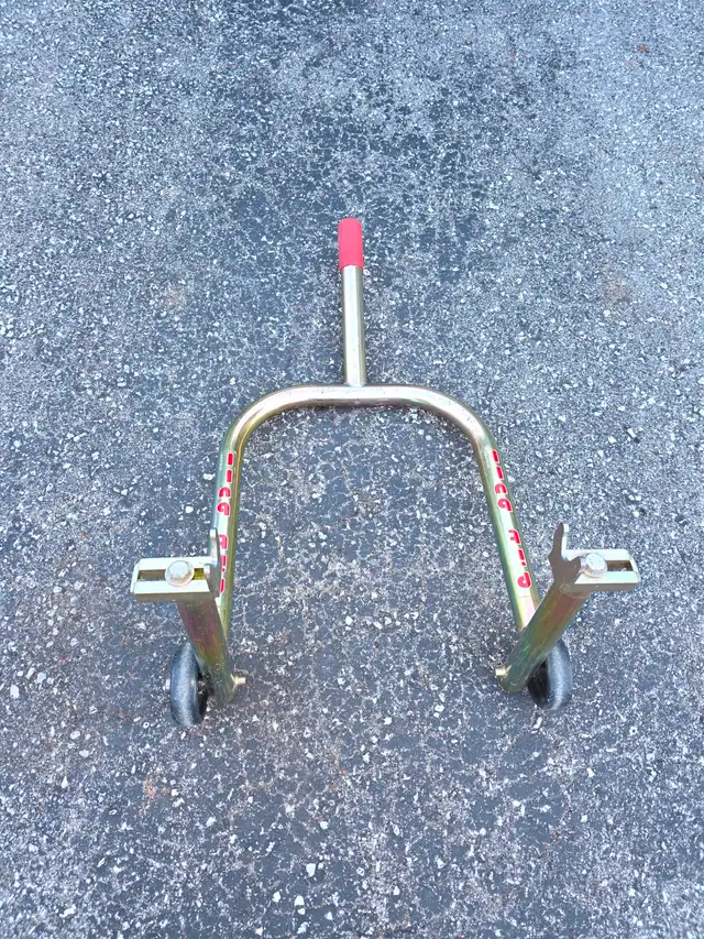 Pit Bull Motorcycle Racing Stand W Adaptors For Swingarm Spools1