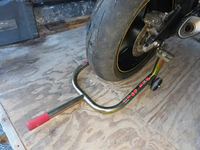 Pit Bull Motorcycle Racing Stand W Adaptors For Swingarm Spools1 - Photo 8