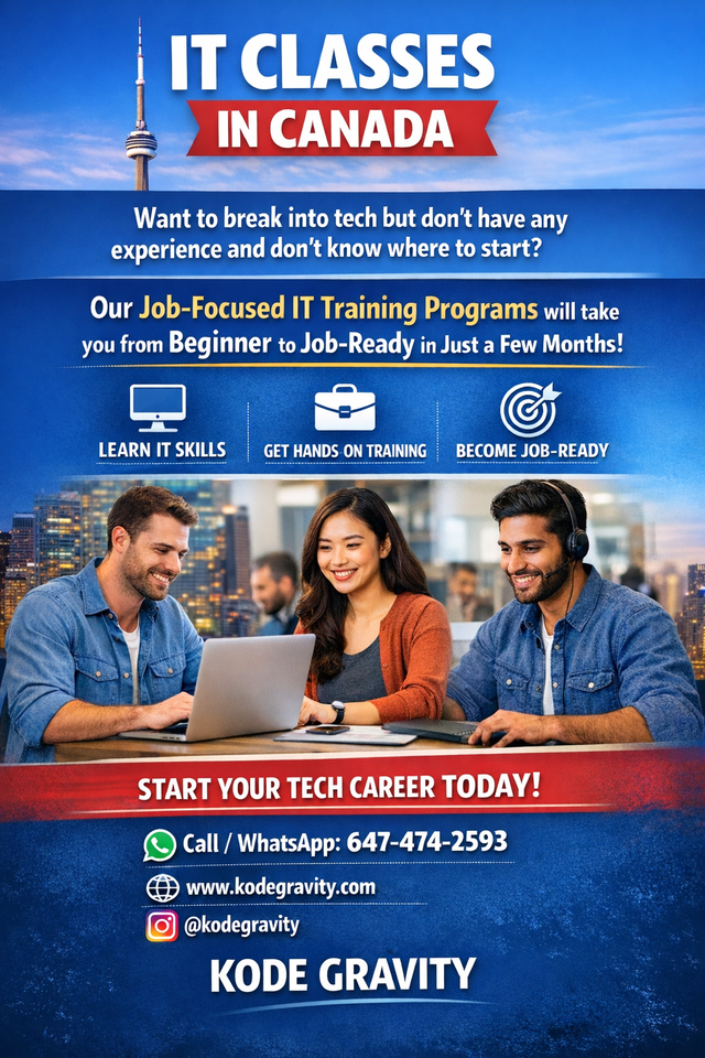 Interested in starting a career in IT ?