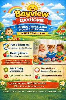 Alberta Licensed  Dayhome in Airdrie