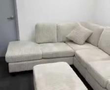 Never used 6seater corduroy sectional sofa
