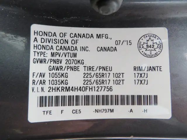 2015 Honda CR-V AWD 5dr SE - Photo 24