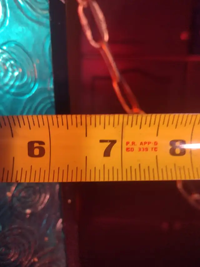 Vintage swag light 6 panel 3 different colours plugs in the wall - Photo 6