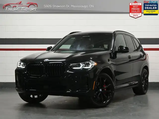 2023 BMW X3 xDrive30i ///M Shadow No Accident Red Int HUD 360CAM