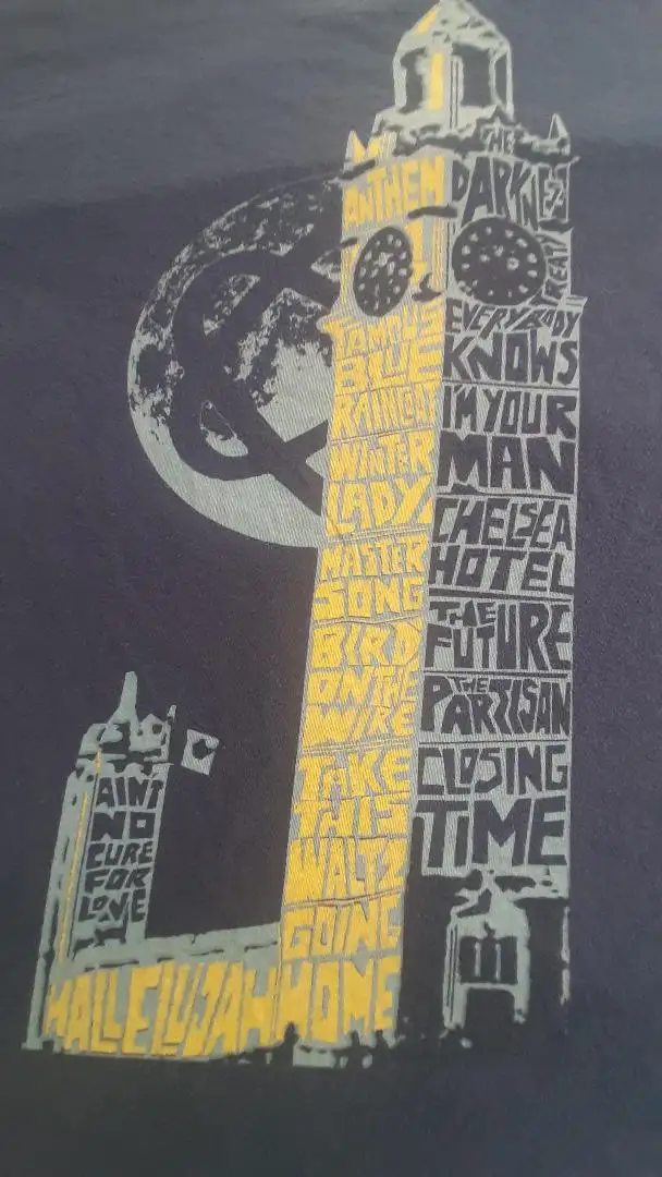 LEONARD COHEN VINTAGE T-SHIRT