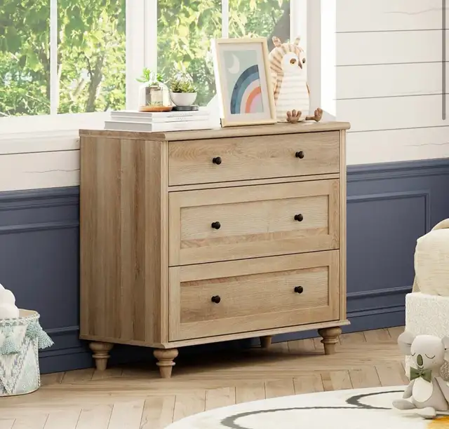 Rustic 3-Drawer Farmhouse Dresser - Photo 5