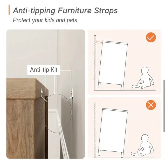 Rustic 3-Drawer Farmhouse Dresser - Photo 8