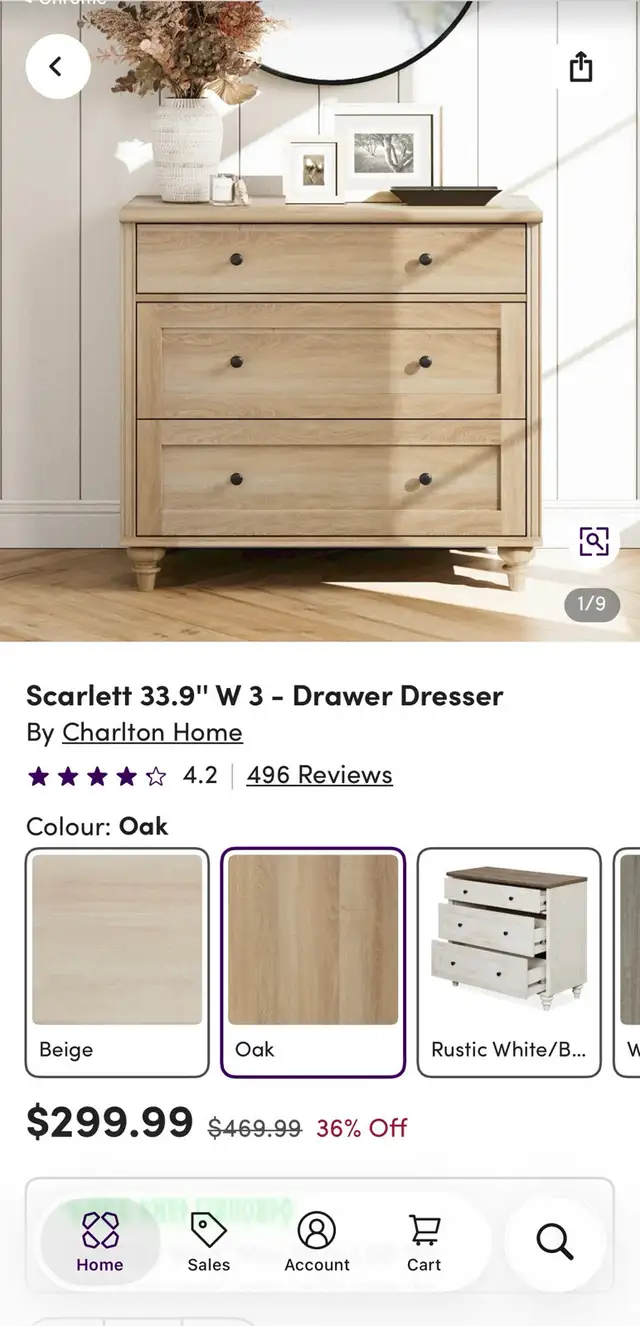 Rustic 3-Drawer Farmhouse Dresser - Photo 9