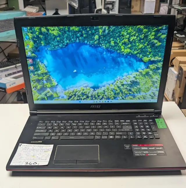 Laptop 17,3 po BATTERIE NEUVE GTX 950M i7-5700HQ 16Go SSD 512Go