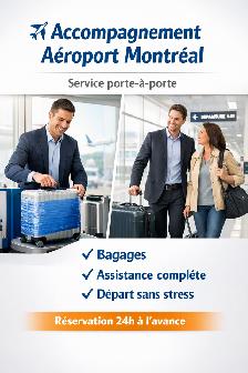 Accompagnement aéroport – Service complet bagages et transport