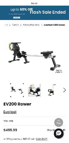 Everlast EV200 Rowing Machine - Photo 8