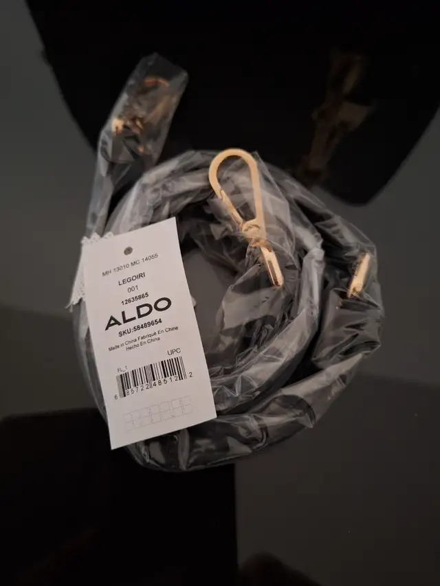 Aldo Legoiri Black and Gold Purse / Bag - Photo 9