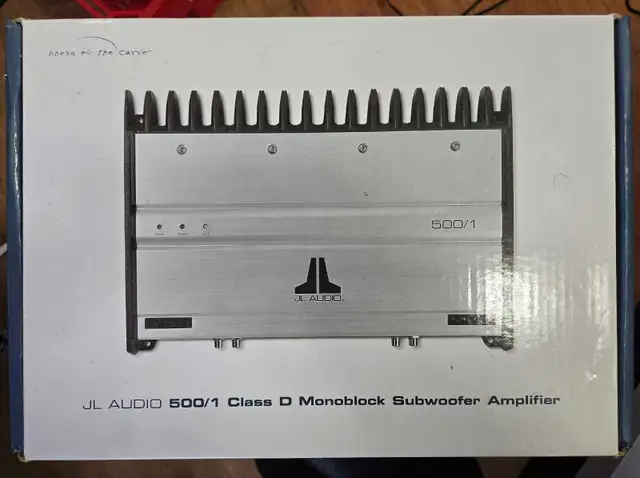 JL AUDIO  500/1 AMP IN BOX