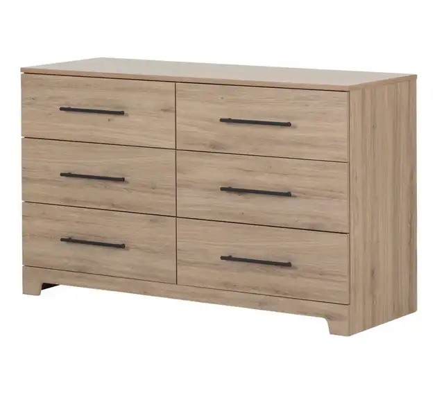 Modern 6-Drawer Double Dresser - Photo 2