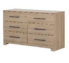 Modern 6-Drawer Double Dresser - Photo 2