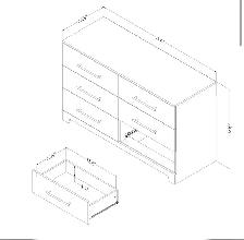 Modern 6-Drawer Double Dresser - Photo 5