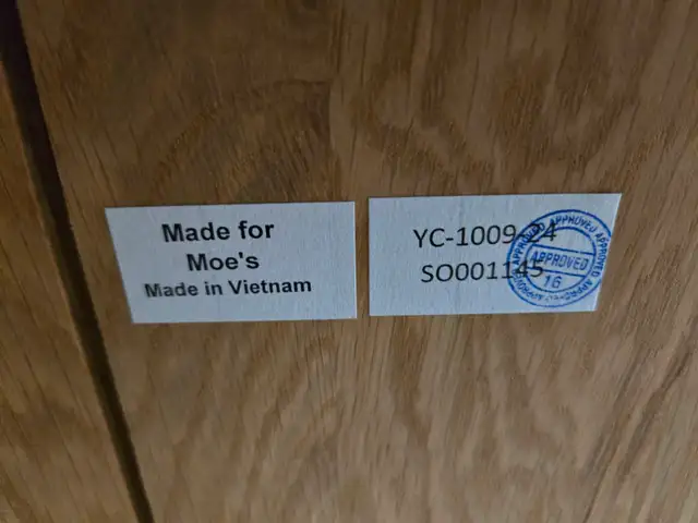 Moes Mila Live Edge Oak Table Top - Photo 5