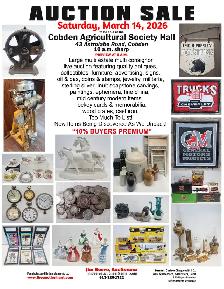 Large Multi Estate & Consignor Auction Cobden Tomorrow March 14.