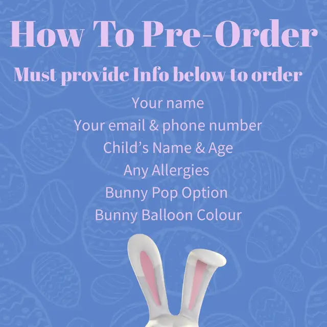 Easter Bunny Balloon - Photo 3