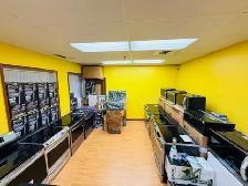 New & Open Box Stoves – Electric, Gas, Induction!