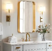 Modern Mirrored Bathroom Medicine Cabinet
