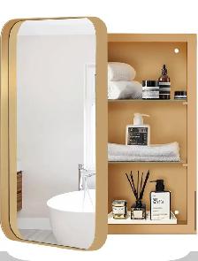 Modern Mirrored Bathroom Medicine Cabinet - Photo 7