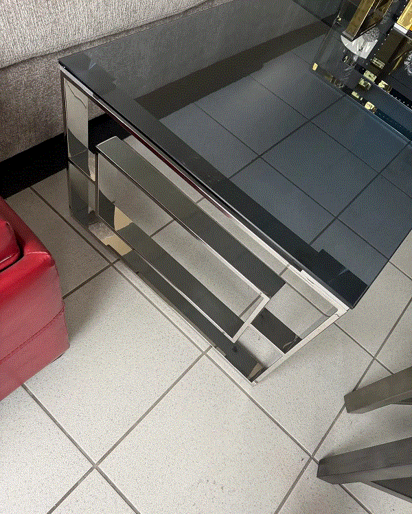 EROS Rectangular Coffee Table in Silver Free Delivery.. - Photo 9