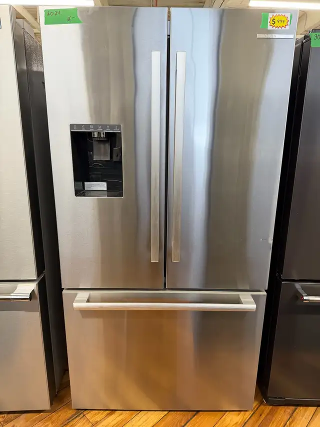 Bosch stainless steel three door fridge 2024