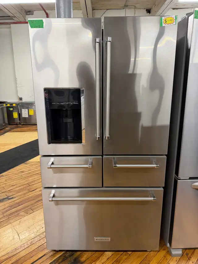 kitchenAid stainless steel five door fridge 2019
