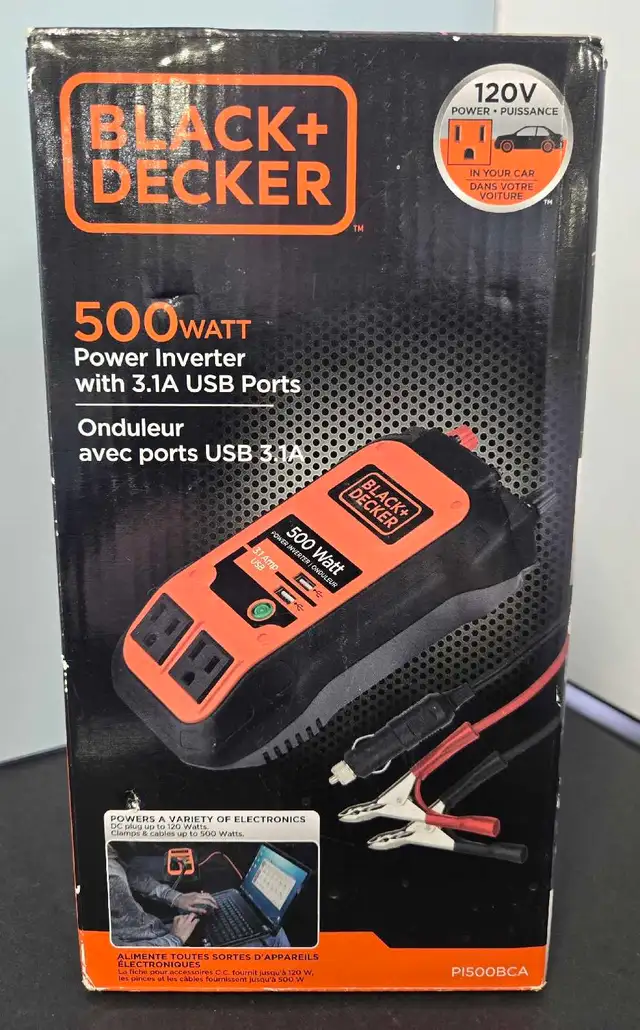 BLACK AND DECKER P1500BCA JUMP STARTER